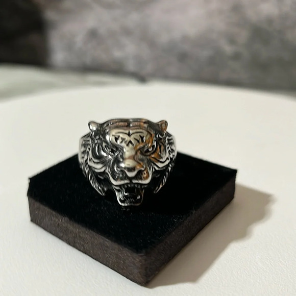 TIGER STAINLESS STEEL FASHION RING